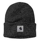 Carhartt Men's Knit Beanie with Reflective Patch, Black, OFA