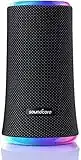 Anker Soundcore Flare 2 Bluetooth Speaker, with IPX7 Waterproof Protection and 360° Sound for Backyard and Beach Party, 20W Wireless Speaker with PartyCast, EQ Adjustment, and 12-Hour Playtime (Renewed)