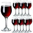 SUNNOW Vastto 10 Ounce Classic Crystal Wine Glass,for Home Dinning, Bar and Party,Set of 12
