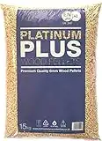 2 x Platinum Plus Wood Pellets | Ideal for Pizza Oven, Ooni, BioLite, Hacienda, Pellet Stove and more | Pizza Oven Accessories | EnPlus A1 Certified and FSC approved | 6mm Wood Pellets | 2 x 15kg Bags