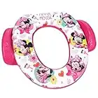 Disney Minnie Mouse "Busy Little Helper" Soft Potty Seat and Potty Training Seat - Soft Cushion, Baby Potty Training, Safe, Easy to Clean