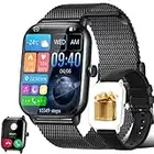 XAXRE 1.9" Smartwatch Uomo, Orologio intelligente Chiamate e Risposta Bluetooth, 100+ modalità sportive Orologio Fitness con Contapassi frequenza cardiaca SpO2 Monitor del sonno per Android iOS