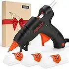 kejector Hot Glue Gun, Mini Hot Glue Gun kit with 60pcs Glue Gun Sticks, Fast Heating Small Glue Gun, Anti-Drip Glue Gun for Kids DIY School Craft Projects and Quick Home Repairs, 20W