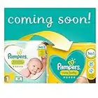 Pampers Newborn Baby Diaper Size 1 Nappy Premium Protection Giant Jumbo Pack 2 X 72 = 144Nappies Designed Especially for Your Babys Delicate Skin