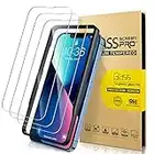 Invoibler 3 Pack Screen Protector Compatible with iPhone 13/13 Pro/14, iPhone 13/13 Pro/14 Screen Protector Tempered Glass, 6.1 Inch [HD Clear] [Anti-Scratch] [Case Friendly] [Bubble Free]