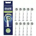 Oral-B Cross Action Testine Spazzolino Elettrico, Confezione da 10 Pezzi, Bianco