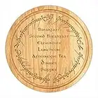 Lord Of The Rings inspired round wooden kitchen board Chopping Cheese Bread 10inch and 12inch