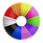 3D Pen Filament Refills PLA 1.75mm, 10 Colors, 5m per Color, Total 50m, 3D Pens Filament for Kids and Adults,Compatible with Most 3D Printing Pen