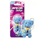 AREON Smile Car Air Freshener New Car Smell Scent Funny Hanging Blue Elephant Home 3D Pack of 1