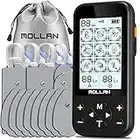 36 Modes EMS TENS Unit, Mollan Dual Channel Muscle Stimulator with 12x2 Electrode Pads, Electronic Pulse Massager for Pain Relief Muscle Strength Shoulder, Back, Leg, Foot, Chronic and Arthritis…