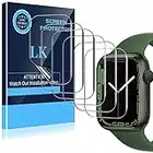 [6 Pack] LK Screen Protector for Apple Watch Series 4/5 / 6 / SE-40mm, Apple Watch Series 7 41mm, New Version, Scrathes-Resistant, Anti-Bubble, Flexible TPU Clear Film