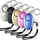 Aboat 5 PACK 130db Personal Security Alarm Keychain with LED light, Emergency Self-Defense Security Alarm Providing Powerful Safety and Property Assurance for Women/Kids/Elderly/Girls/Explorer