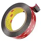 Double Sided Tape, Heavy Duty Mounting Tape, 23Ft x 0.6In Two Sided Acrylic Foam Tape, 2 Sided Strong Adhesive Tape, Waterproof Two Way Tape for Automotive, Car, Home Decor, Office Decor