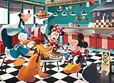 Ceaco - Disney Friends - Disney Diner - Oversized 200 Piece Jigsaw Puzzle