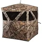 Ameristep Caretaker Run & Gun Hunting Blind | Lightweight 2 Person Ground Blind in Mossy Oak Break-Up Country, One Size