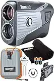 Bushnell Tour V5 (Standard) Golf Laser Rangefinder Patriot Pack PlayBetter Bundle | with Carrying Case, Divot Tool, PlayBetter Microfiber Towel and Two Batteries | Pinseeker Jolt, 6X Mag | 201901P