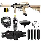 Maddog Tippmann Cronus Tactical Silver CO2 Paintball Gun Marker Starter Package - Black/Tan