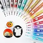 Paint Pens Markers - Acrylic Paint Marker Pens for Rocks Painting, Vibrant Colors Paint Markers Kit for Glass Stone Wood Ceramic Craft Supplies Great for Christmas Easter Egg Pumpkin Markers