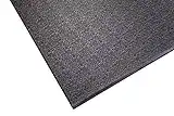 SuperMats Tapis d'équipement robuste 20 GS fabriqué aux États-Unis pour vélos d'appartement, vélos d'appartement, vélos d'appartement, pas et vélos d'appartement, 61 x 116,84 cm, noir