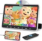 NAVISKAUTO 10,5" DVD Player Auto Kopfstütze Mit Kopfhörer HDMI In HD Auto Fernseher Für Kinder Slot In Design 1080P 1024 * 600 Memory USB SD AV In/Out 12V