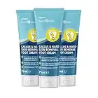 Amazon Basic Care Crema de pies para eliminar callosidades y durezas - Pack de 3 (3 tubos de 75 ml)