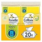 Cottonelle Feuchtes Toilettenpapier für unterwegs, Natürlich Pflegend - Kamille & Aloe Vera, Schnell auflösend, 20 x 12 Tücher Vorteilspack, Biologisch abbaubar