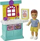 Barbie Skipper Muñeco bebé con Cocina de Juguete y Accesorios para Jugar, Regalo para niñas y niños +3 años (Mattel GRP16)