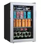 EdgeStar BWC91SS 17 Inch Wide 80 Can Capacity Extreme Cool Beverage Center