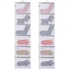 12-Pocket Sock Laundry Bag - Wash, Dry, Sort, and Store Socks Without Clips! Mesh Hanging Bags for Delicate Sorting and Matching in Washing Machine, Dryer, Closet - Ideal for Bras, Lingerie, and More