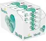 Pampers Aqua Pure Baby Feuchttücher, 864 Tücher (18 x 48), Alte Version