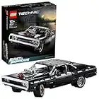 LEGO 42111 Technic Dom's Dodge Charger, Macchina Giocattolo dal Film Fast and Furious, Set da Collezione Iconico Modellino Auto da Corsa, Idee Regalo, dai 10 anni in su