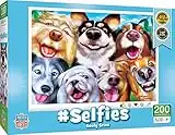 MasterPieces 200 Piece Jigsaw Puzzle for Kids - #Selfies Goofy Grins - 14"x19"