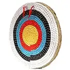 AUVIM Archery Targets for Backyard Hand-Made Straw Archery Target for Recurve Bow Compound Bow or Longbow 20 Inches Traditional Bow Arrow Target for Kids Youth Adult Archery Hunting Practice