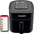 NUWAVE BRIO 3-Quart Digital Air Fryer cooking package with one-touch digital controls, 6 easy presets, precise temperature.