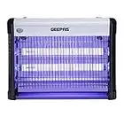 Geepas Fly and Insect Killer | Powerful Fly Zapper 20W UV Light | Electric Indoor Bug Zapper Insect Killer Fly Trapper Fly Swatter | Zap Kill Catch Trap Flying Insects Mosquito Wasp, 80 Feet