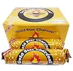 Gold Star Instant Charcoals for Hookah Shisha Hooka Pipe Incense Easy Lite Coal