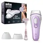 Braun Silk·Expert Pro 3 PL3132 - Latest Generation IPL For Women And Men, At Home Hair Removal Device, White/Purple, With Pouch, Precision Head And Venus Razor