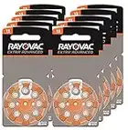 Rayovac Extra Advanced, Size 13 Mercury Free Hearing Aid Batteries (Pack 80 Batteries)