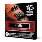 Set di corde D'Addario NS per violino elettrico, scala 4/4, tensione media