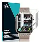 LϟK 6 Pack Protector de Pantalla para Apple Watch 44mm Series 6 5 4 SE - HD Flexible Película de TPU Sin Burbujas Sin Bordes Elevados Kit Fácil instalación - iWatch 44mm Series 6 5 4 SE