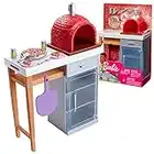 Barbie Quiero Ser Pizza Chef, accesorios de cocina (Mattel FXG39)