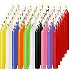 MAISITOO Bougies 60 Couleurs Assorties de Sorts Bougies Petit Dripless pour Chimes,Magie,Congrégation, Veillée aux chandelles,Rituals,Décorations festives (10 Couleurs) 4 Pouces de Hauteur