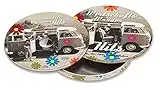 BRISA VW Collection - Volkswagen T1 Bulli Bus Musik CD - Wirtschaftswunderhits der 50er und 60er - Sammler-Edition, Special-Edition, Geschenk-Box, VW-Fan-Geschenk, Retro-Auto-CD