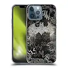 Head Case Designs sous Licence Officielle Batman DC Comics Graffiti Logo Mode Vintage Coque en Gel Doux Compatible avec Apple iPhone 13 Pro Max