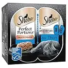 Sheba Perfect Portions pour chat adulte – Nourriture humide pour chats - Barquettes terrine de luxe pour chat au thon (MSC) – Barquettes fraîcheur 48 x 37,5g