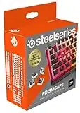 SteelSeries PrismCaps, Copritasti in stile pudding a doppio scatto, Robusta termoplastica PBT, Compatibile con la maggior parte delle tastiere meccaniche, Steli MX, Nera (Layout nordico)