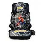KidsEmbrace Marvel Spider-Man High Back Booster Car Seat, Spider-Man Grey Web