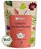 🤰 PregniVital® - Geburtsvorbereitung - speziell ab 37. SSW - 100% BIO Schwangerschaftstee - mit Himbeerblättern und Frauenmantel nach traditionellem Hebammen-Wissen für das 3. Trimester