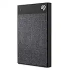 Seagate Ultra Touch HDD 2TB External Hard Drive – Black USB-C USB 3.0, 1yr Mylio Create, 4 month Adobe Creative Cloud Photography plan and Rescue Services (STHH2000400)