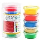 Playlearn Therapy Putty - 5 Strengths - Stress Putty for Kids and Adults - Extra Soft to Firm